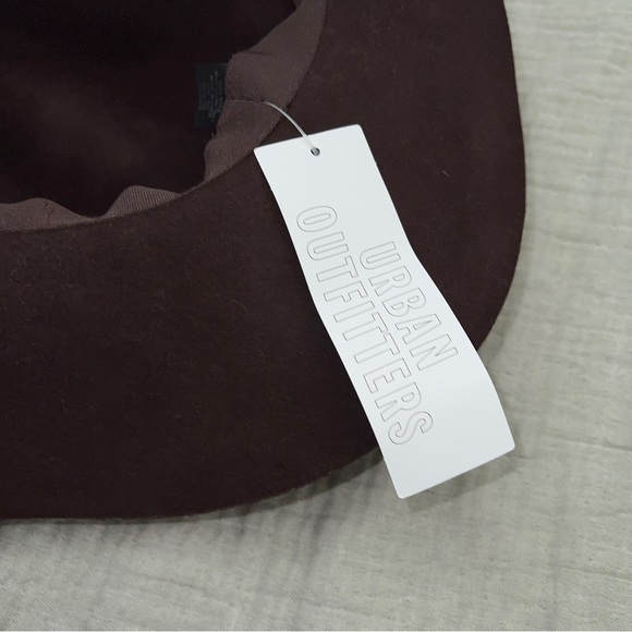 🅢🅐🅛🅔 UO Urban Outfitters Boho Chocolate Brown Wool Hipster Hat - Picture 4 of 10